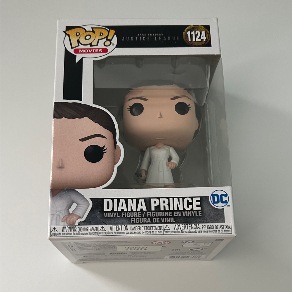 Funko Pop DC Comics Diana Prince in White dress with arrow NWT
